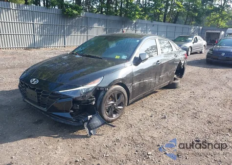 2021 Hyundai Elantra Sel from USA, damaged, VIN 5NPLS4AG9MH043979